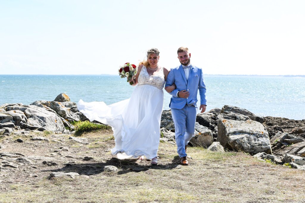 photo de couple bord de mer morbihan
